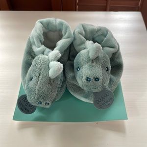 Doudou et campagnie dinosaur slippers 0-6 months